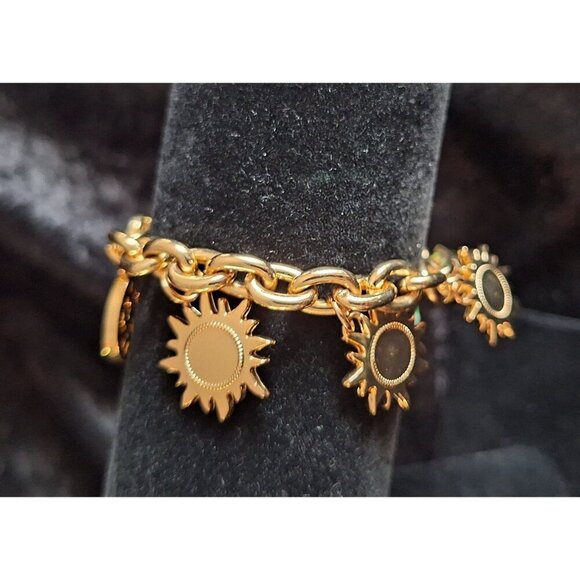 NEW Lilly Pulitzer Gold-tone Sunshine Charm Bracele - Picture 2 of 8
